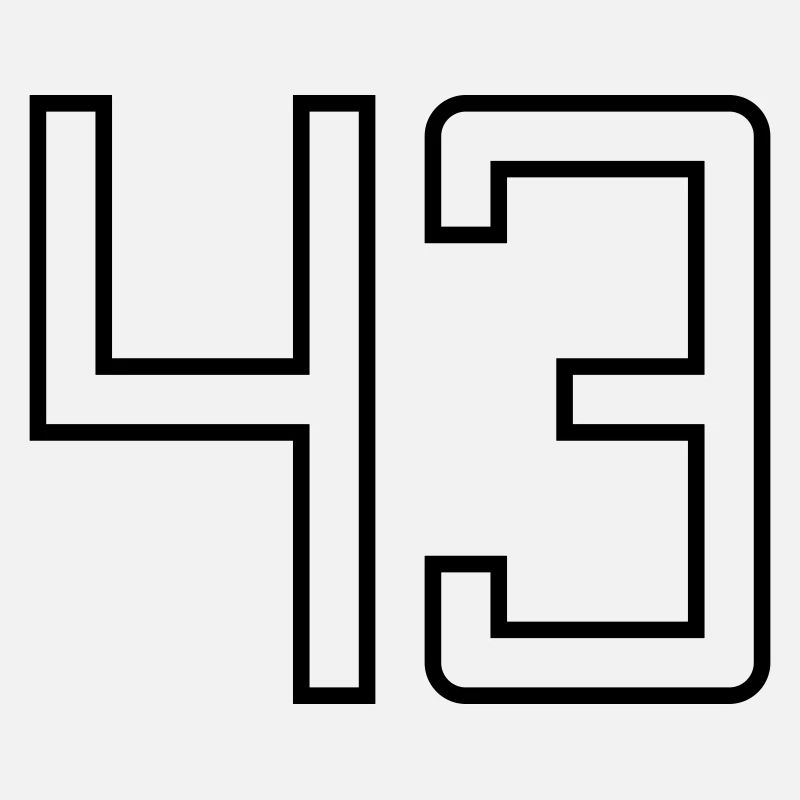 Nummer 43 (Universitätsstil)