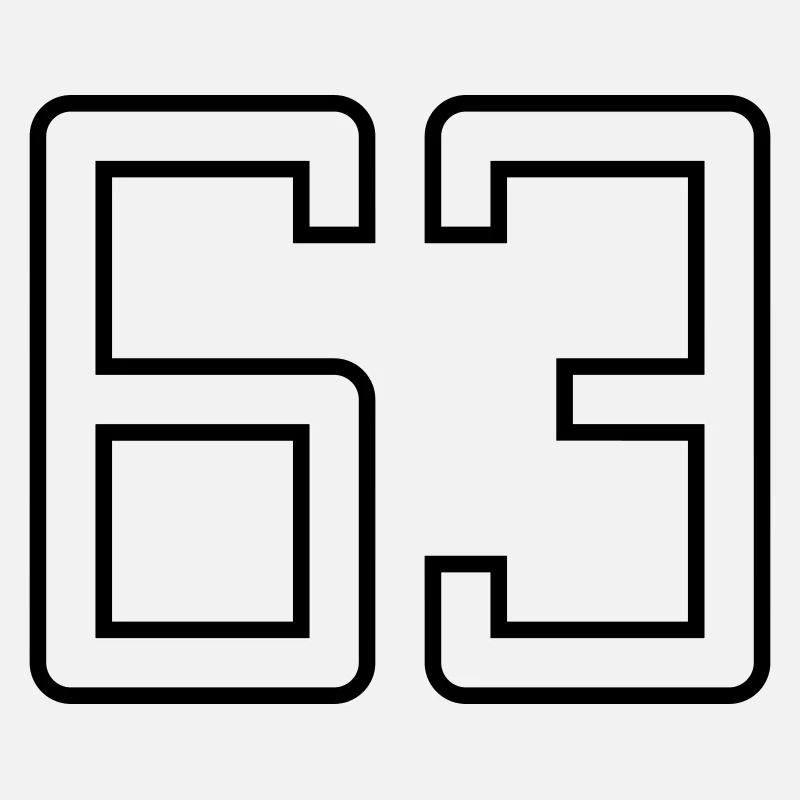 Number 63 (University Style)