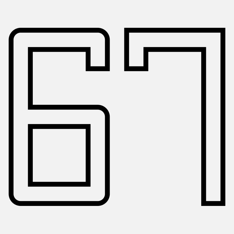 Number 67 (University Style)