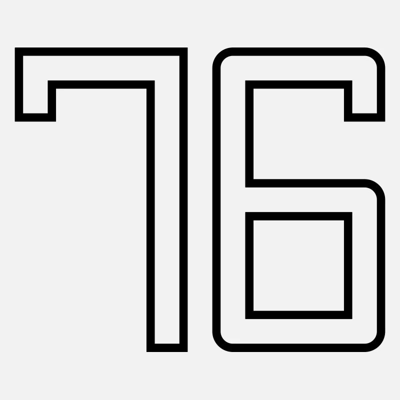Nummer 76 (Universitätsstil)