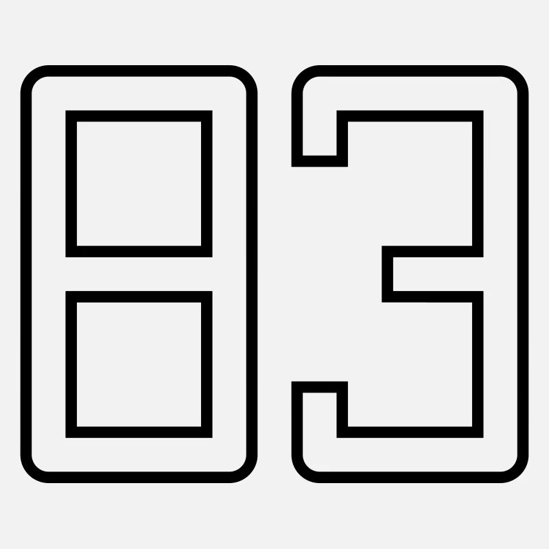 Nummer 83 (Universitätsstil)