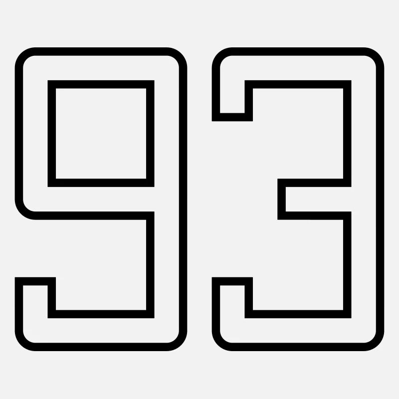 Nummer 93 (Universitätsstil)
