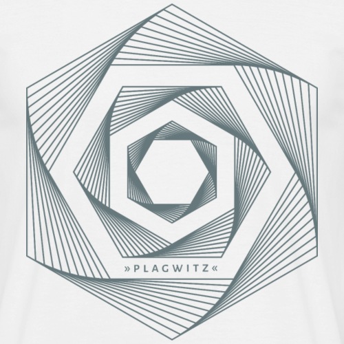 Plagwitz — Hexagon - Männer T-Shirt
