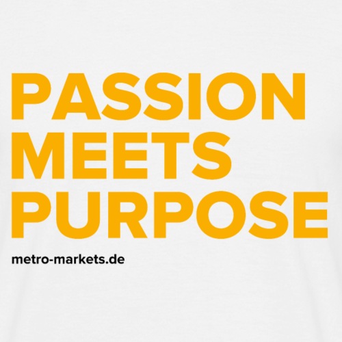 PassionMeetsPurpose - Men's T-Shirt
