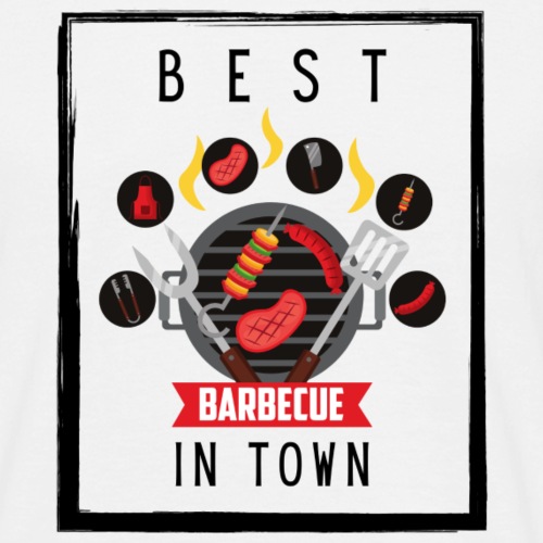 Best BBQ in Town - Männer T-Shirt