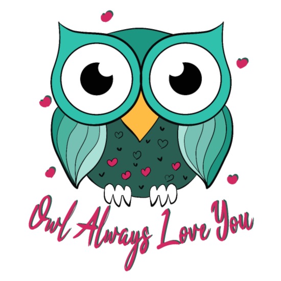 I Will Always Love You Owl Funny word game' Men's T-Shirt | Spreadshirt