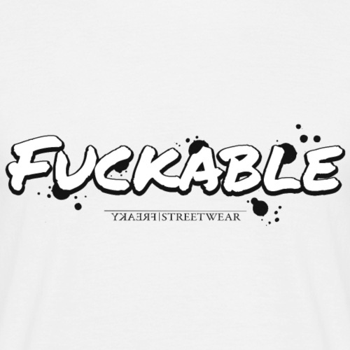 fuckable - Männer T-Shirt