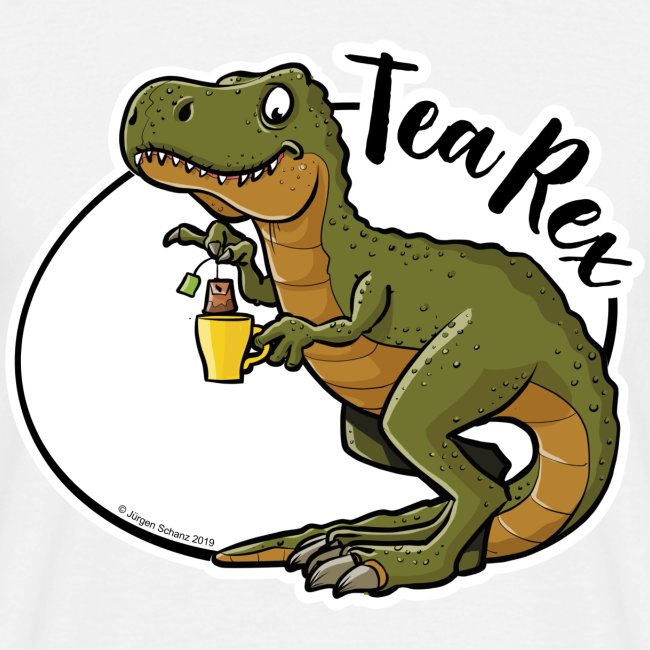 Tea-Rex: wenn sich Dinosaurier entspannen