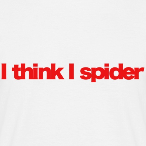 i think i spider red 2020 - Männer T-Shirt