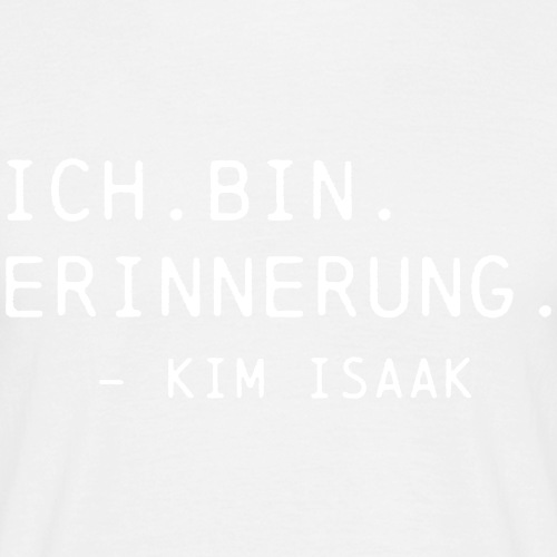 Ich bin Erinnerung - Kim Isaak - Ghostbox T-Shirts - Männer T-Shirt