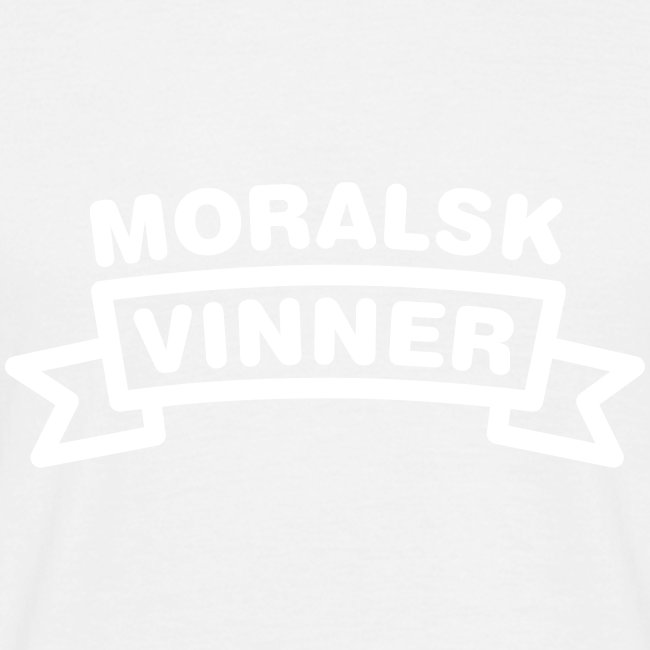 Moralsk vinner, fra Det norske plagg