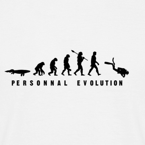 T-shirt plongée MacJos : évolution plongeur - T-shirt Homme