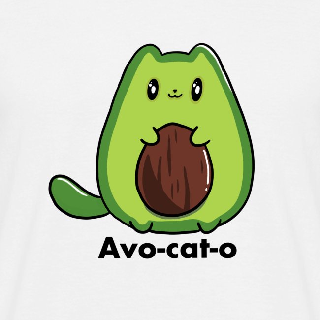 Gatto avocado - Avo - cat - o tutti i motivi