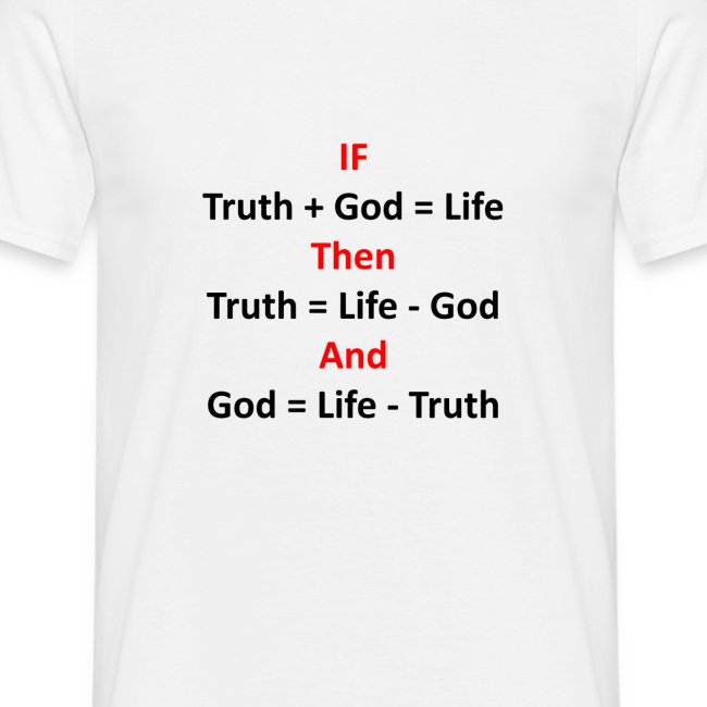 Atheïst-shirts voor wiskundigen