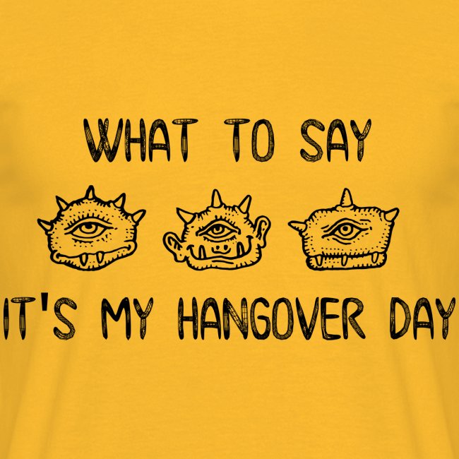 hangover day