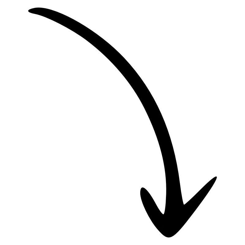 Arrow drawing sketch black