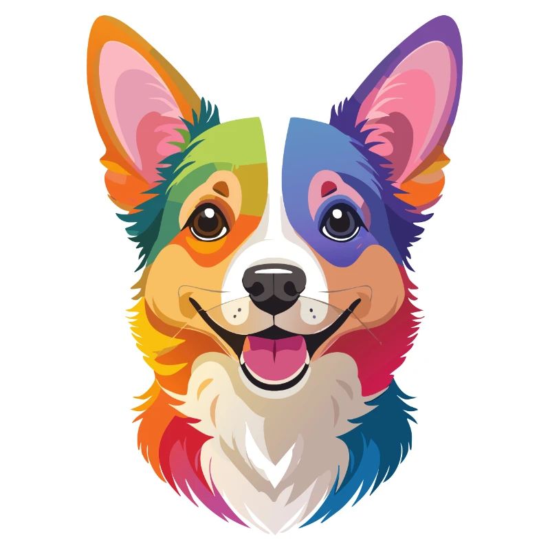 Colourful Dog
