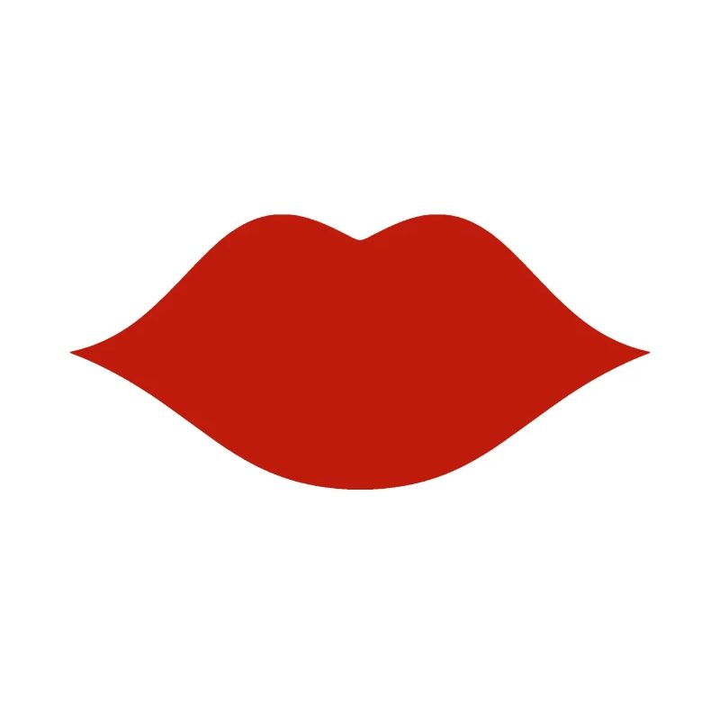 Lips red