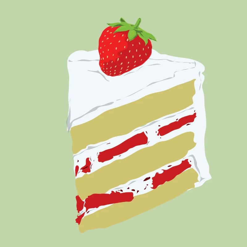 Kuchen Erdbeere Lecker Geschenk Idee Torte