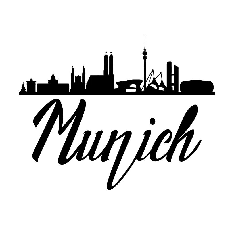 München Skyline Graffiti