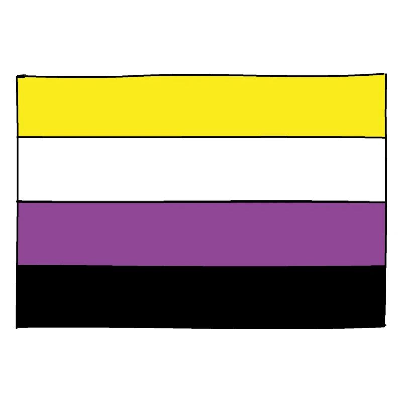 Nonbinary flag