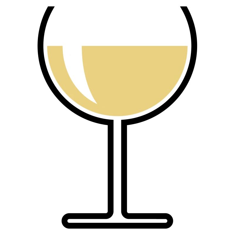 White Wine Glass (Round / Open / 2C)