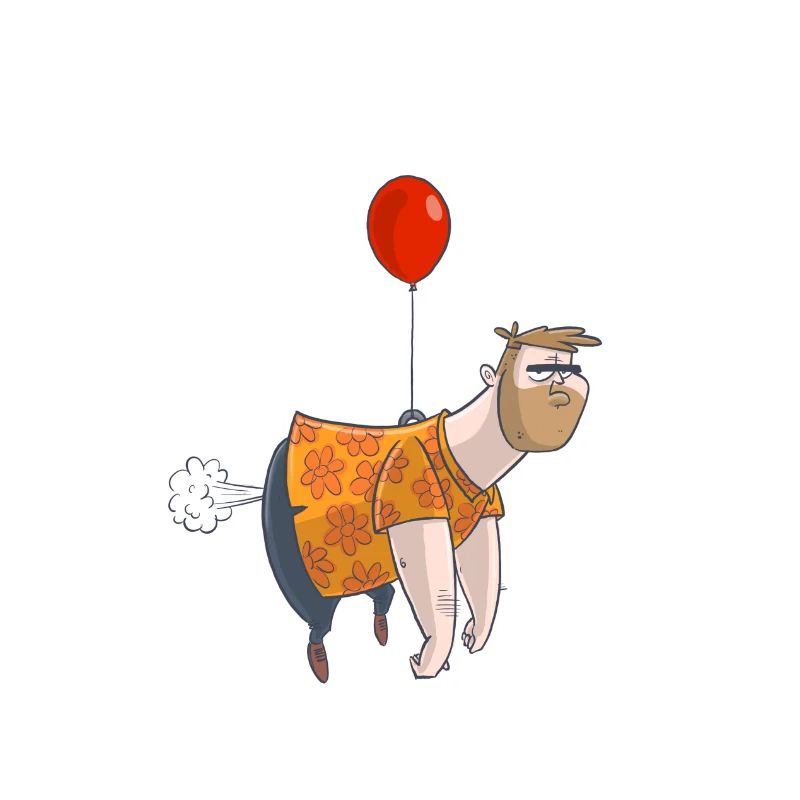 homme ballon