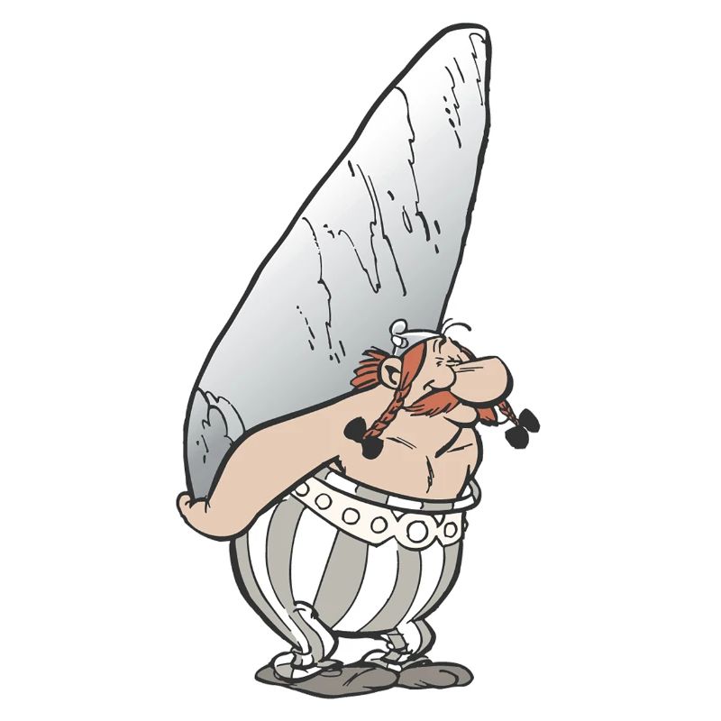 Asterix & Obelix - Obelix mit Stein