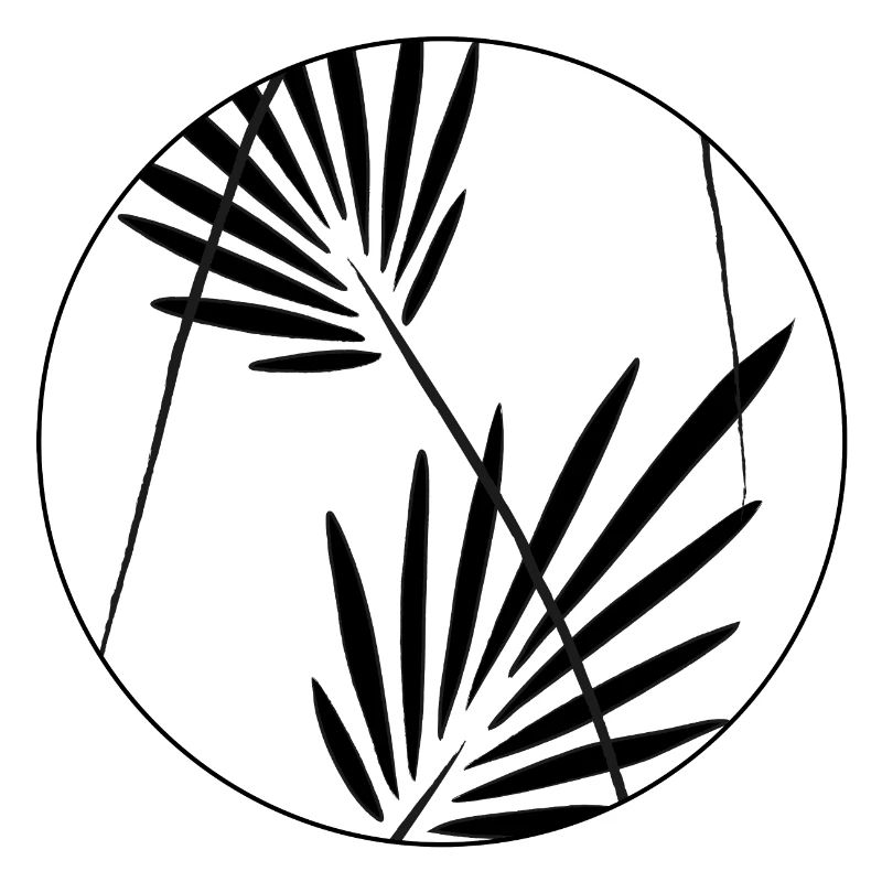 Pattern Design: Palmblatt - Blätter - Blattmuster