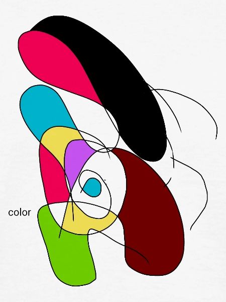 Bunter Abstract Papagei