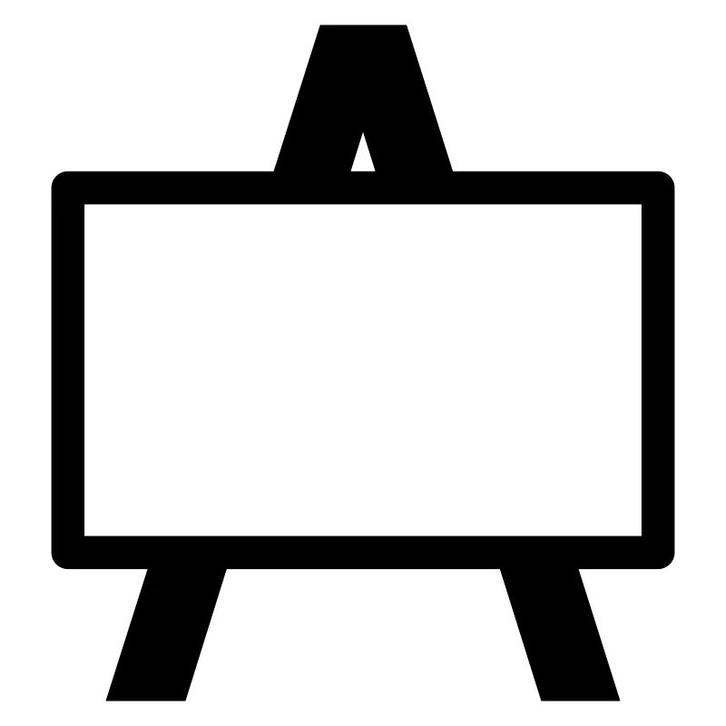 Logo de la galerie avec chevalet