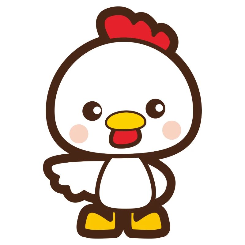 Comic-Huhn