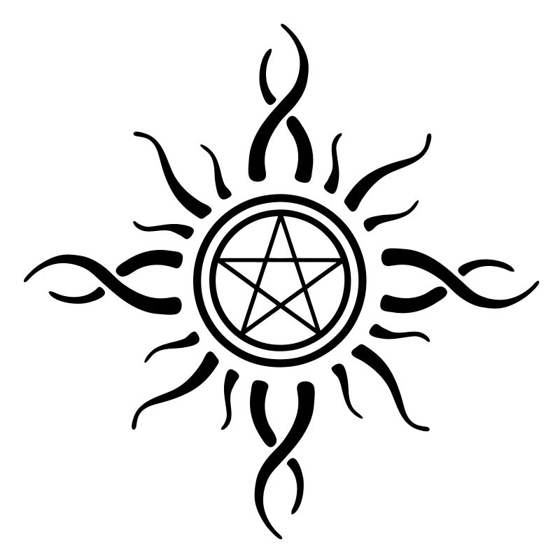 pentagram gothic pagan