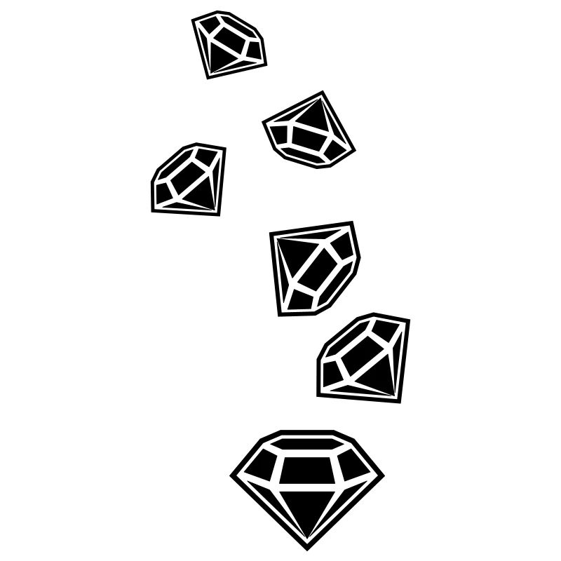 Diamond Icon Silhouette