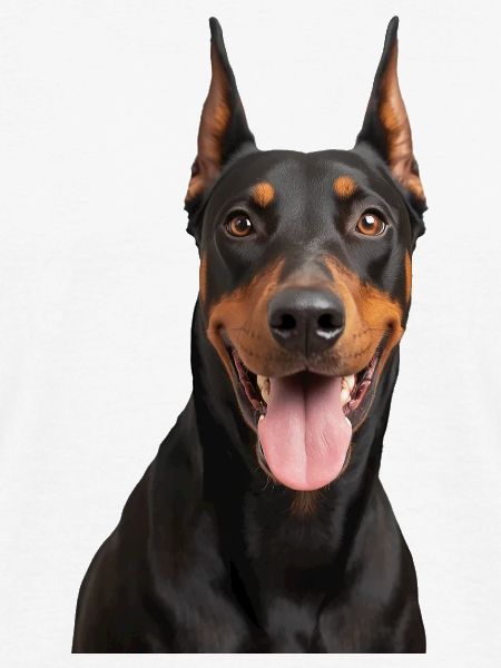Dobermann-Hundeporträt