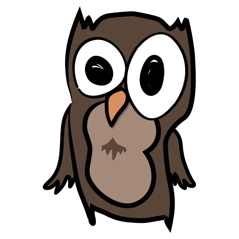 Comic Eule