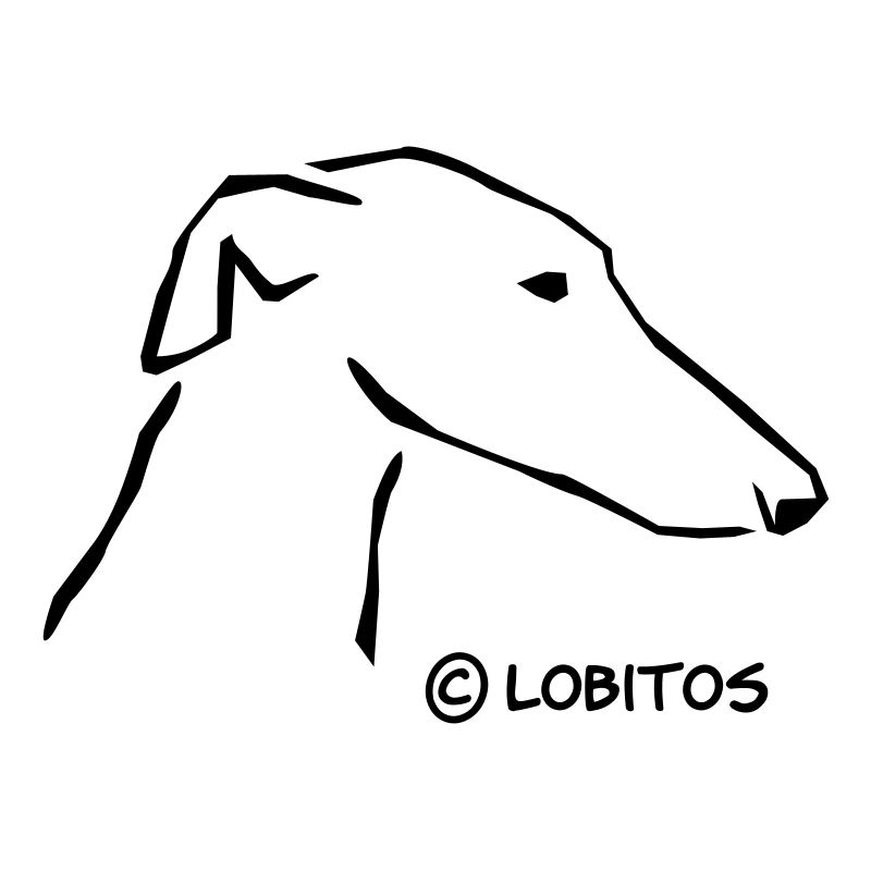 Greyhound head