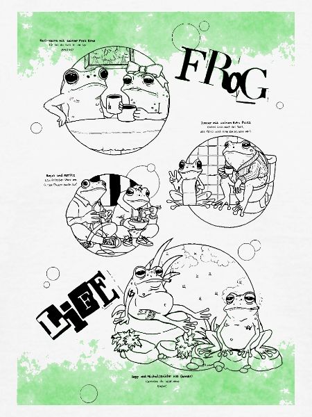 Funny Frog life