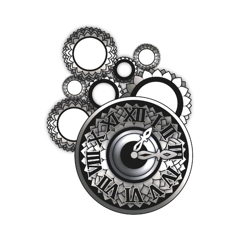 Clock silver