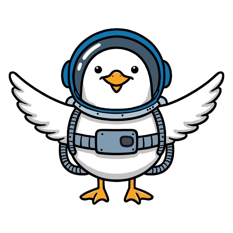 Bande dessinée Seagull Profession Astronaute en combinaison spatiale