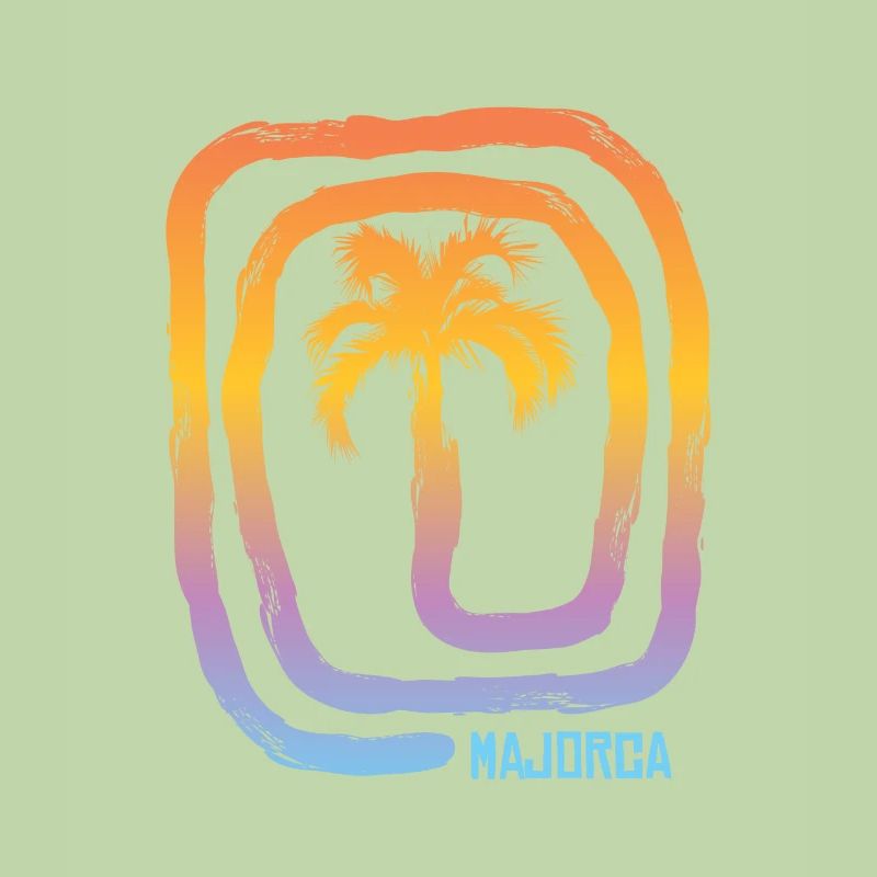 Cool Majorca Mallorca Spain Palm Tree Souvenir