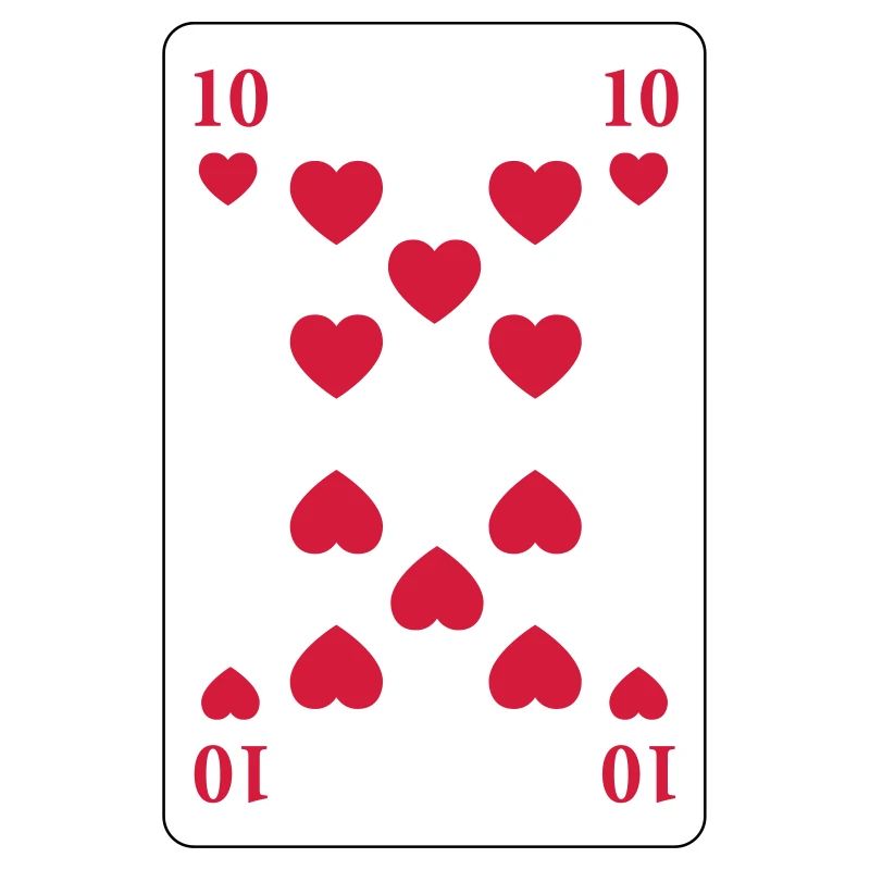 Coeur 10 - dix coeurs