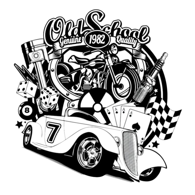 old school stil