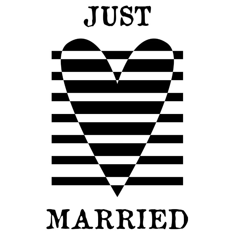 JUST MARRIED. VIVE LES MARIES. SAINT VALENTIN