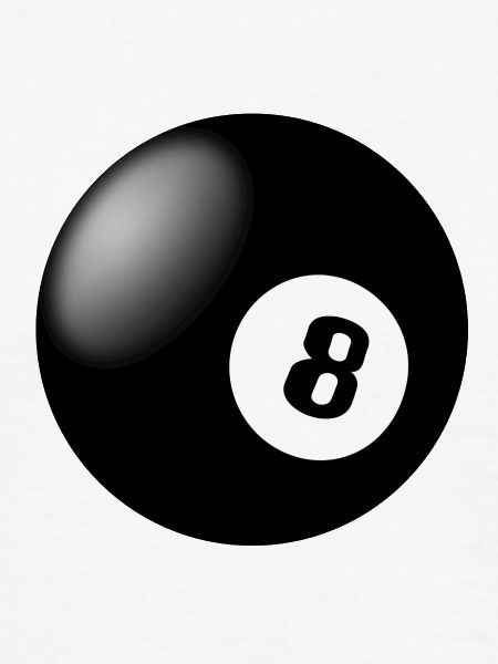 Billardkugel 8