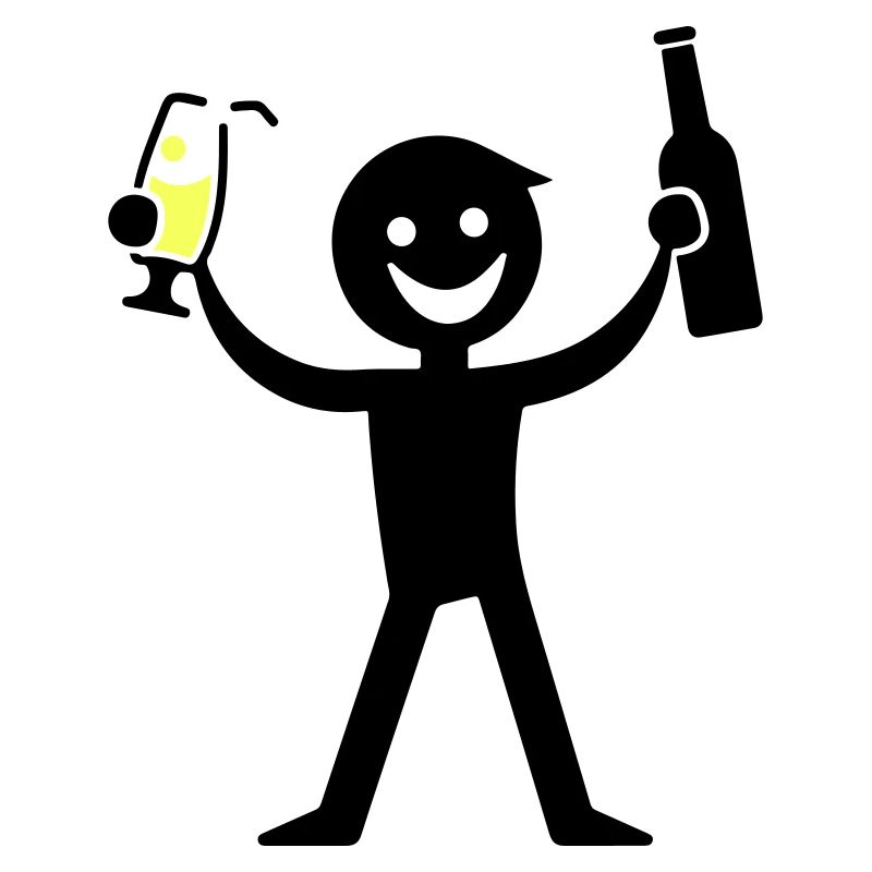 Boire une bouteille de bière