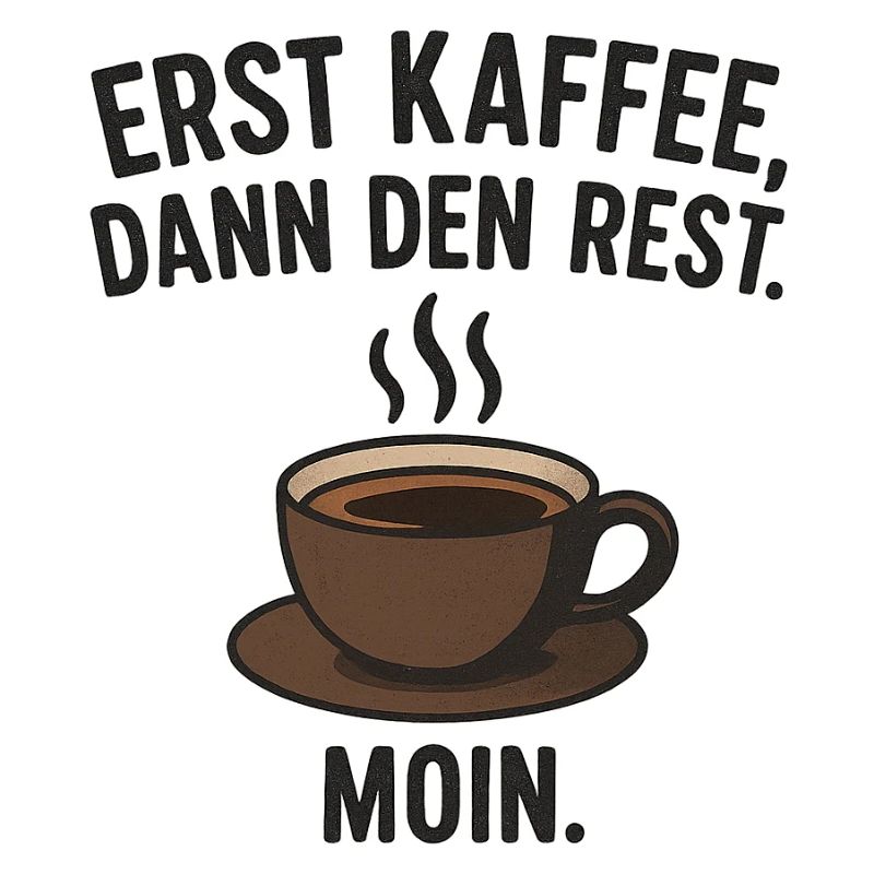 D’abord le café, puis le reste – Moin !