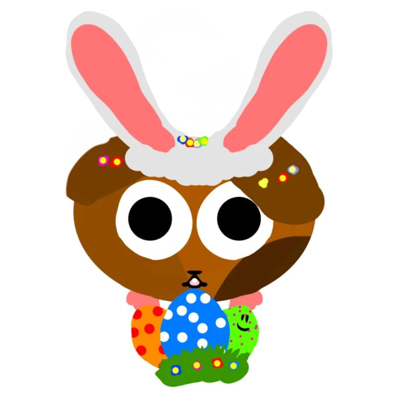 Colorful Easter Egg Guinea Pig!