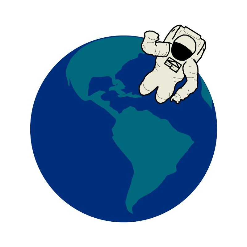 Astronaute, voyage dans l'espace, terre, astronaute, espace