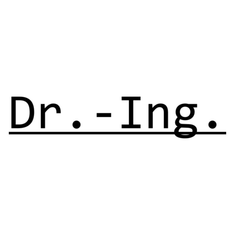 Dr.-Ing., Engineer title with doctor, master